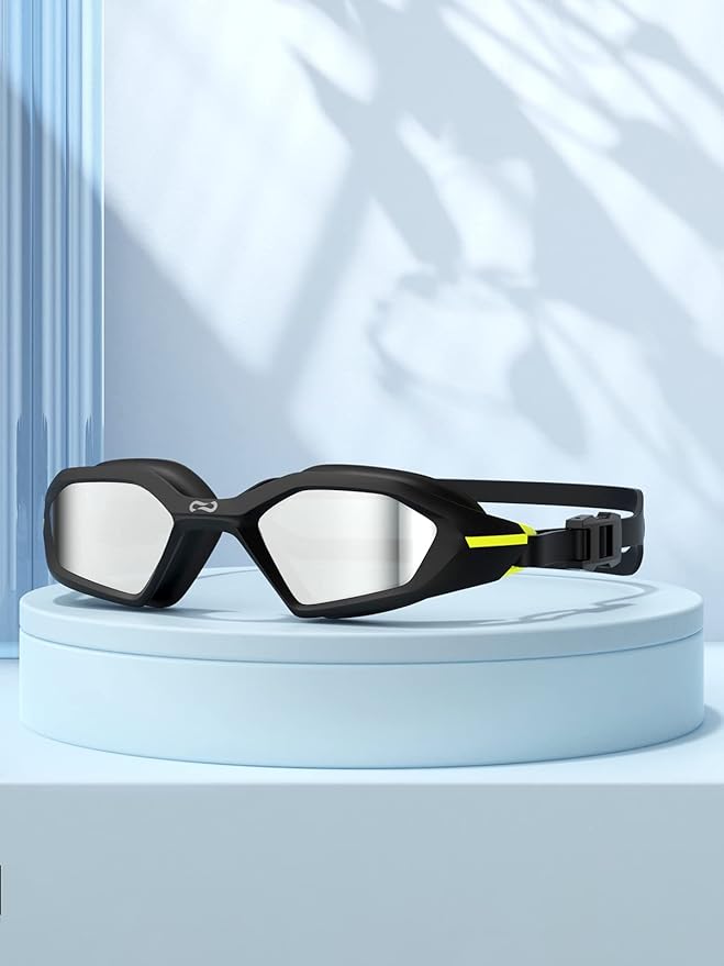 COPOZZ Men's Swim Goggles, Swimming Goggles Anti-fog No Leaking UV Protection for Adult men