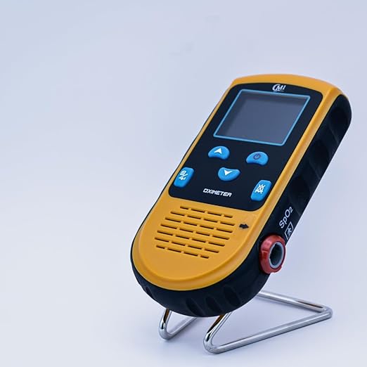 CMI Health Battery Operated Pulse Oximeter - Continuous Infant Monitoring (Up to 25 lbs) & Adult Finger Spot-Checking - Adjustable Alarm for Pulse Rate and SpO2 Levels - Carry Case