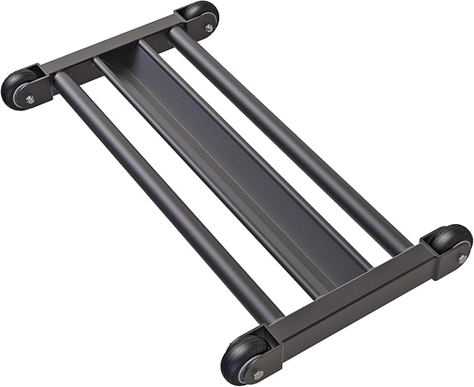 Glute Ham Glider, Multi-Functional Hamstring Roller with Smooth Wheels, V-Bar for Hamstring Curls, Ab Glider Workout & Core Strength Training