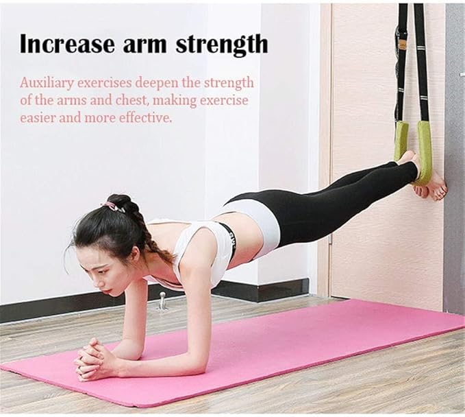 Back bend Assist Trainer - Improve Back and Waist Flexibility, Door Flexibility Stretching Strap, Home equipment for Ballet, Dance, Yoga, Gymnastics, Cheerleading, Splits