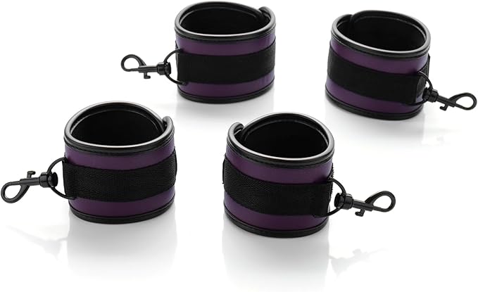 6pcs Black PU Adjustable Straps Sports Training Fitness Gear Home Yoga Set