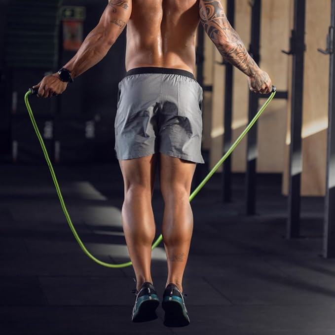 Muay Thai 3.0 Weighted Jump Rope for Men & Women - Professionally Designed for High-Intensity Training | MMA & Fitness - Full Body Workout Weighted Rope