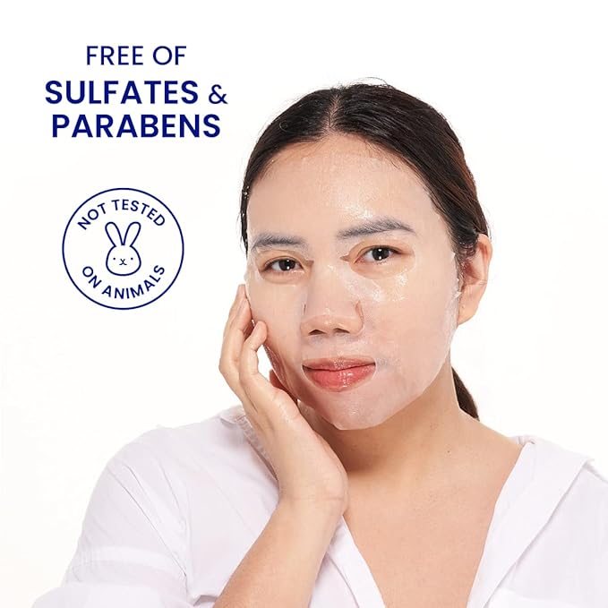 FACETORY K Beauty Face Mask Skin Care - Everyday PEARL Brightening Sheet Mask | Plant-Based with Pearl Essence (10 Pack)