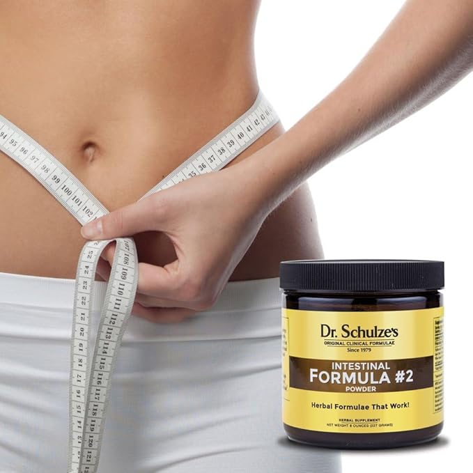 Dr. Schulze's Intestinal Formula #2 | Herbal Colon Cleanse Formula | Remove Excess Waste | 8 Oz. Jar