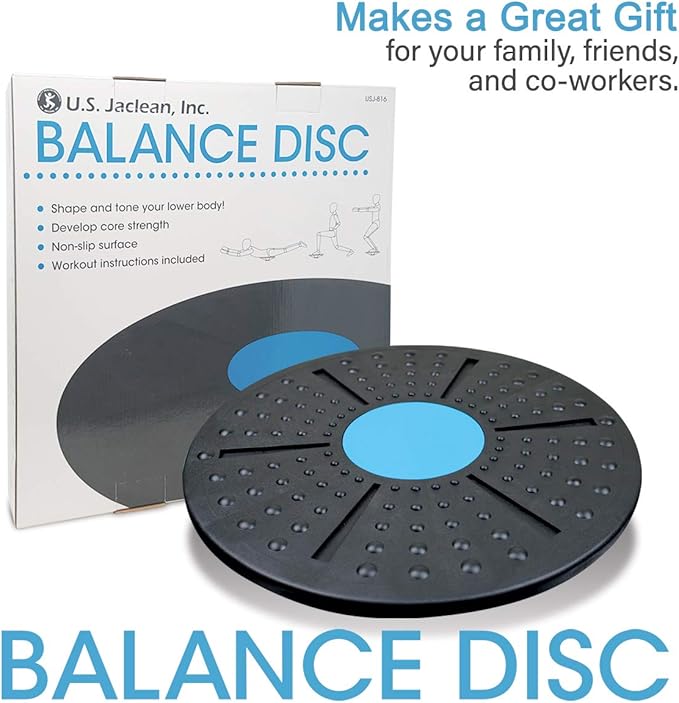 Daiwa Felicity Balance Board Disc Wobble Board Physical Therapy Equipment Core Trainer Lightweight Only 1 pound and Holds Up to 300 Pounds