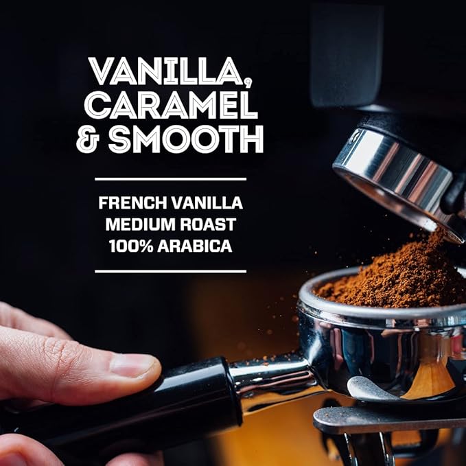 Eight O'Clock Ground Coffee, French Vanilla, 11 Ounce