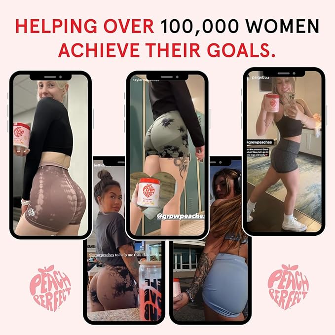 Creatine Monohydrate Powder, Glute Builder Creatine for Women with Collagen, BCAAs, 5g Vegan Micronized Creatine per Serving, for Energy, Muscle Support, 30 SVG, Unflavored