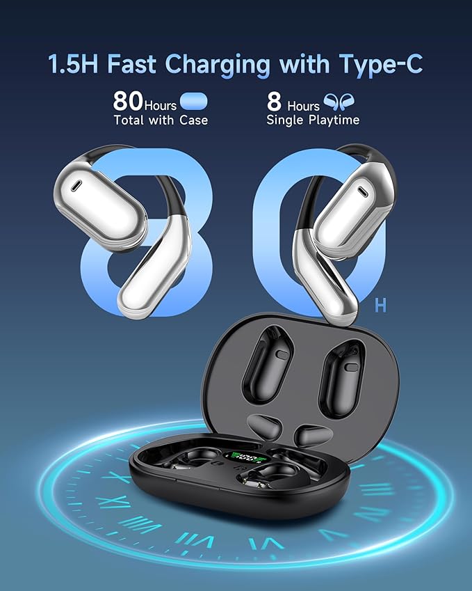 AI Translation Earbuds Real Time 144 Language Translator Earbuds for iPhone and Android Translation Headphones Translating Device for Travel Business Learning with Charging Case