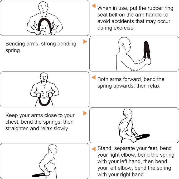 INNOLIFE Power Twister Bar, Adjustable Chest Expander, Upper Body Exercise Equipment for Chest Workout, Shoulder, Forearm, Bicep and Arm Strengthening Workout Equipment