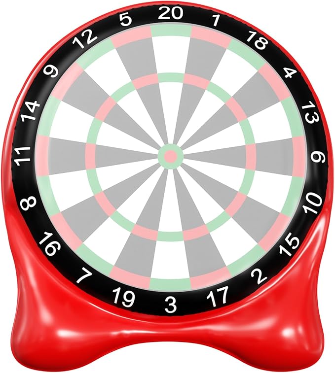 Inflatable Soccer Dart Board, Giant Kick Darts,Indoor Outdoor Lawn Yard Games for Kids Adults Family, Big Jumbo Carnival Games for Party | 6ft Dart Boards with Pump Accessories