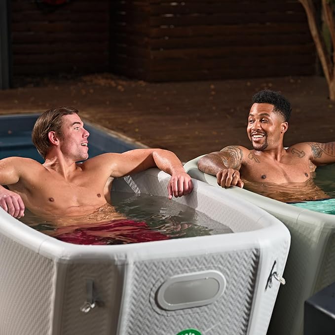 Endurance Cold Plunge 155 Gallon Ice Bath Tub Chiller Compatible Connections Inflatable, Durable, Portable, Insulated Design