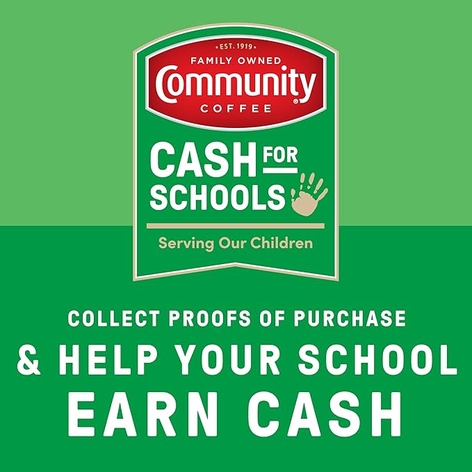 Community Coffee Signature Blend, 128 Ounces Ground Coffee, Dark Roast, 32 Ounce Bag (Pack of 4)