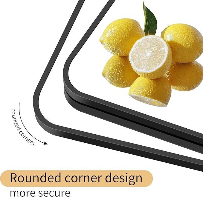 60" x 40"Bathroom Mirror, Matte Black Wall Mirror with Metal Frame, Decorative Rectangular Vanity Mirror for Bedroom Bathroom Living Room Entryway (Horizontal/Vertical)