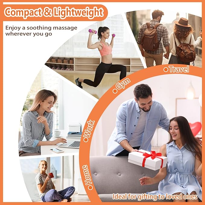 Cordless Body Massage Lymphatic Drainage Tool, 5-in-1 Handheld Body Sculpting Machine, Electric Cellulite Massager with 6 Speeds, Rechargeable & Portable Cellulite Roller for Thighs Butt Fat