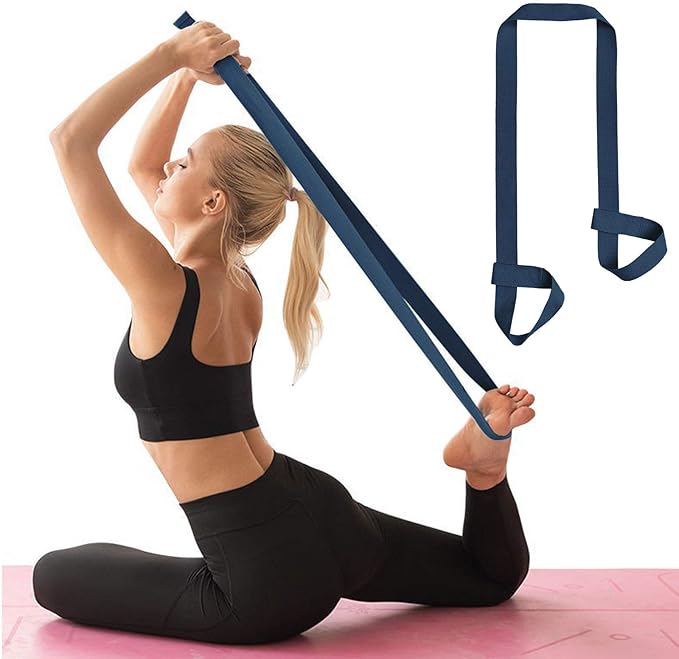 ZOOEASS Yoga Mat Strap, Adjustable Durable Yoga Mat Carrier & Stretching Strap, Multiple Color Choices