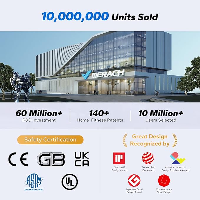 MERACH Rowing Machines for Home, Magnetic Rowing Machine with 16 Levels, Rower Machine of Quiet Resistance, Dual Slide Rail with Max 350lbs Weight Capacity, App Compatible