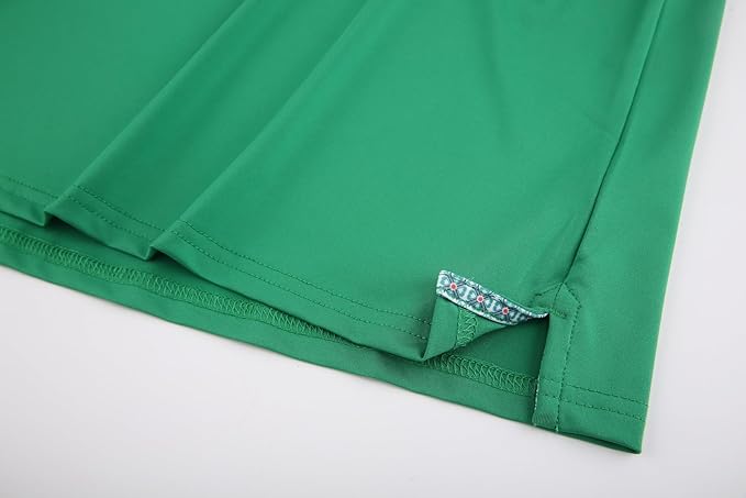 Alex Vando Mens Golf Shirt Moisture Wicking Quick-Dry Solid Short Sleeve Polo Shirts for Men