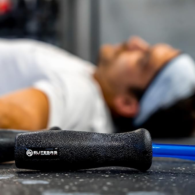 Elite Jumps Muay Thai 2.0 Weighted Jump Rope - Designed for High-Intensity Training, Muay Thai, & MMA Workouts - Heavy 1.3lb PVC Jump Ropes for Fitness