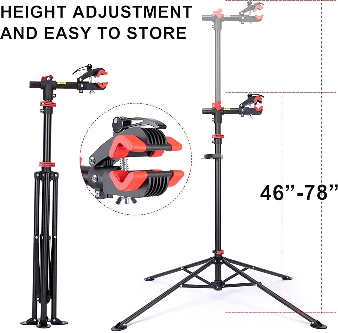 CXWXC Bike Repair Stand - For Maintenance Workstand Ebike Shop Home Mechanics for E Bike, Mountain and Road
