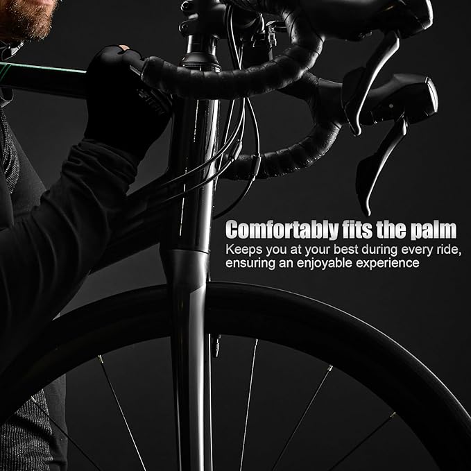 Cycling Gloves Bike Gloves for Men/Women Half Finger Biking Gloves Exercise Workout Gloves Suitable for Outdoor Sports, Gym, Weight Lifting, Rowing and Motorcycle