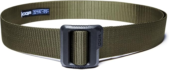 CQR Tactical Belt, Military Style Heavy Duty Belt, Webbing EDC Quick-Release Buckle