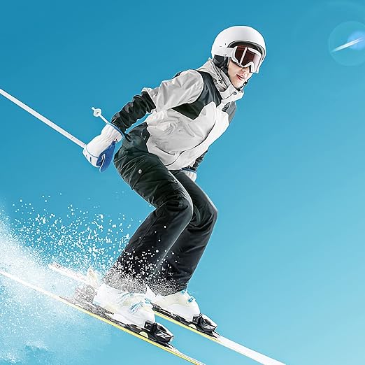 HANDLANDY Insulated Work Gloves Waterproof for Men Women, 3M Thinsulate Ski Gloves Winter Cold Weather Work Gloves Touchscreen (Medium, Black)