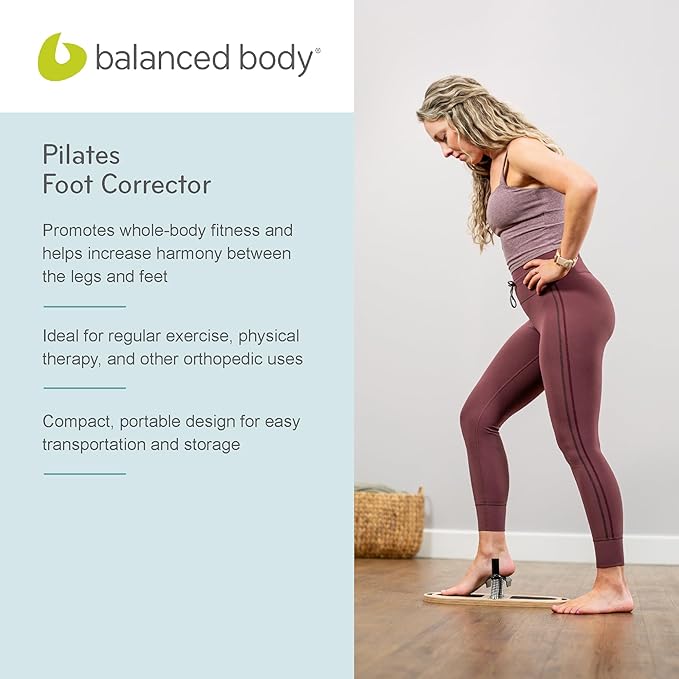 Balanced Body Foot Corrector, Foot Arch Support and Strengthener, Pilates Equipment for Home Gym or Studio