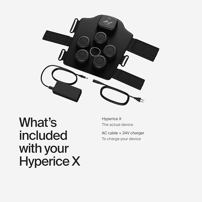 Hyperice X Knee Device - Advanced Heat and Cold Contrast Therapy - Pain and Inflammation Relief - Provides Increased Range of Motion - FSA/HSA Eligible