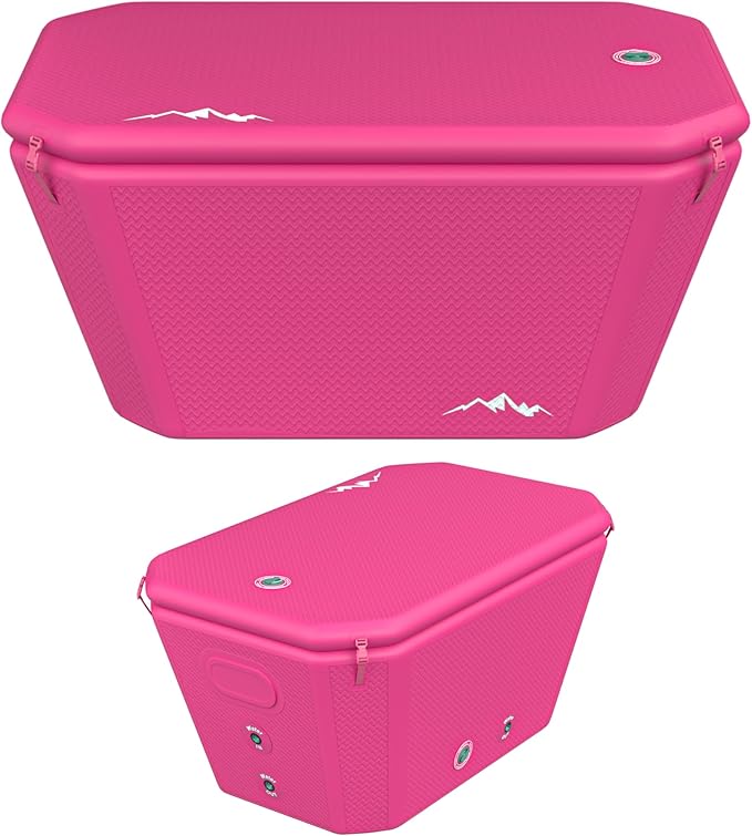 Endurance Cold Plunge 155 Gallon Ice Bath Tub Chiller Compatible Connections Inflatable, Durable, Portable, Insulated Design