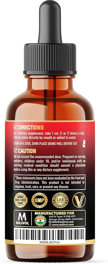 9in1 Liquid Turmeric Curcumin with Ginger, Berberine, Ceylon, Garlic, Black Pepper for Joint Support - 2FL Oz - 60 Servings