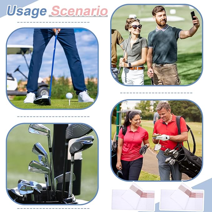 Mixweer Caddy Golf Towel 22" x 42" Large Caddy Towel Camping Sport Towels Cotton Soft Towels for Man Golf Lovers