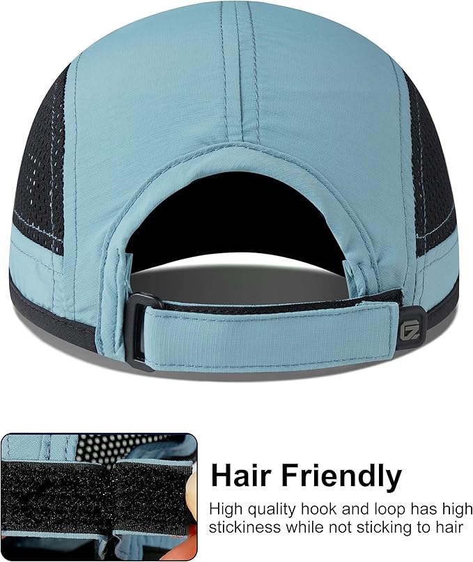 GADIEMKENSD Mens Folding Outdoor Hat Long Brim UPF 50+ Sun Protection