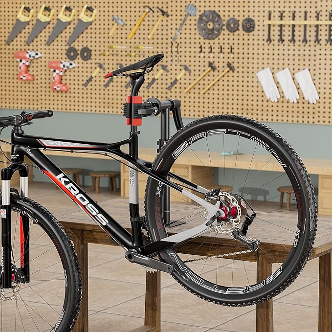 CXWXC Bike Repair Stand - Bench Mount Maintenance Stand Rack - E-bike Workstands for Mountain and Road Bikes - Home and Shop Mechanics