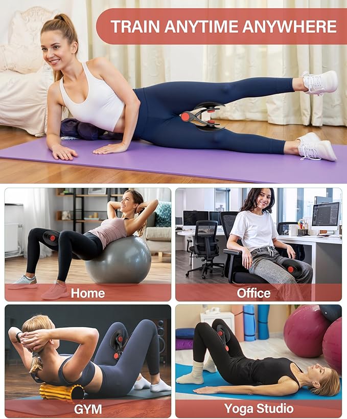 Hip Trainer Kegel Exerciser, Pelvic Floor Trainer, Kegel Trainer for Postpartum Rehabilitation, Trimmer Inner Thigh, Thigh Toner Workout