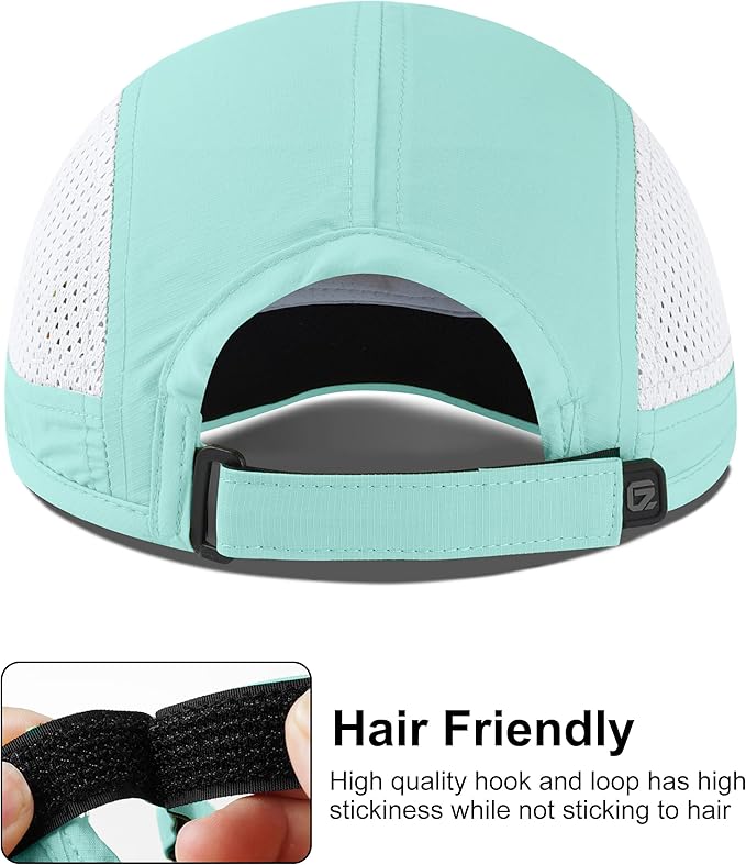 GADIEMKENSD Mens Folding Outdoor Hat Long Brim UPF 50+ Sun Protection