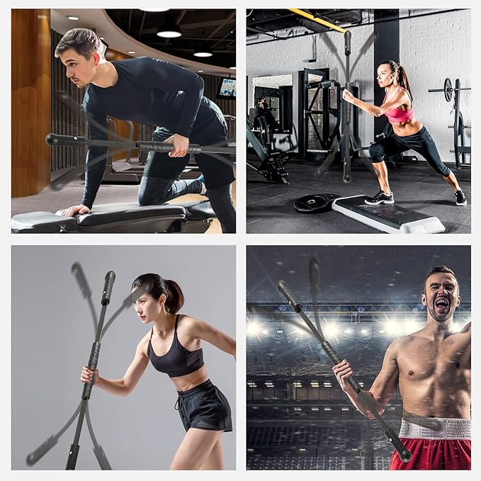 Elastic Fitness Bar Fitness Body Bars Muscle Strength Training Fitness Equipment Arm Bar Suitable for Your Workout at Home