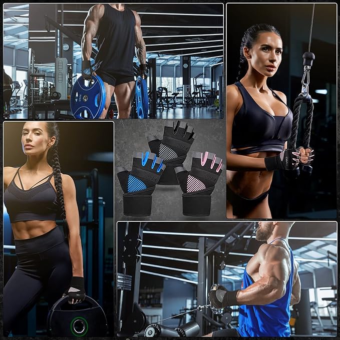 COFIT Breathable Workout Gloves, Antislip Weight Lifting Gym Gloves for Men Women, Superior Grip & Palm Protection for Weightlifting, Fitness, Exercise, Training