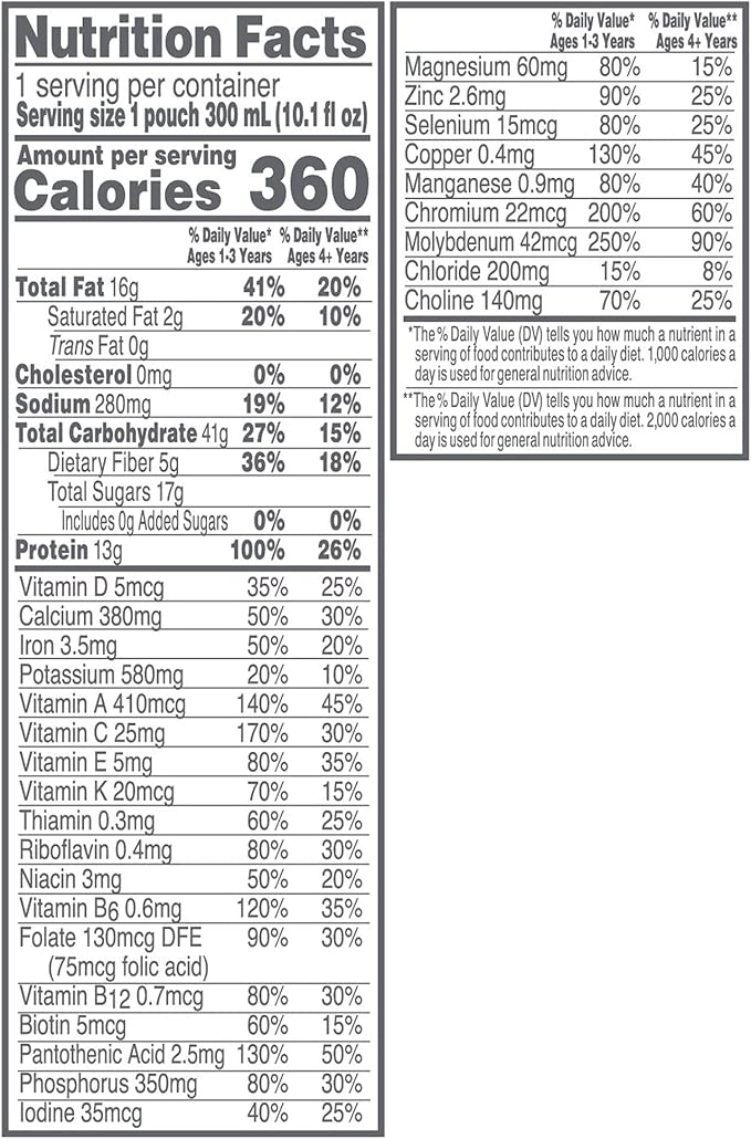 Compleat Pediatric Organic Blends Pediatric Oral Supplement Plant Blend 10.1 oz Pouch 24 Ct