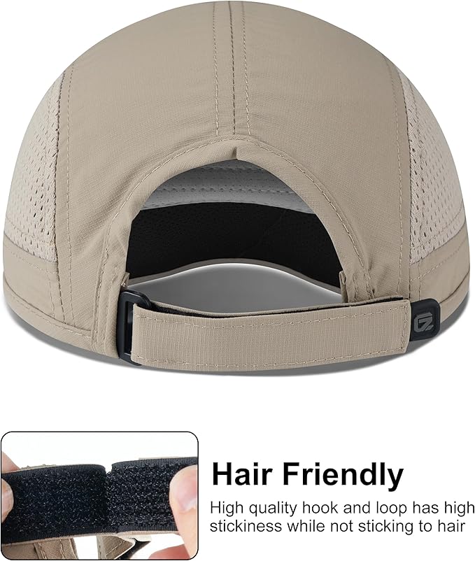 GADIEMKENSD Mens Folding Outdoor Hat Long Brim UPF 50+ Sun Protection