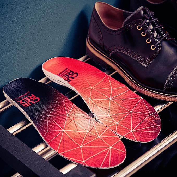 CURREX SupportSTP – Arch Support Insole w/Superior Cushioning & Airflow, Heavy Duty Shell for Less Fatigue – Comfort, Athletic, Casual and Work Shoe Inserts, Men & Women – Medium Arch, XL