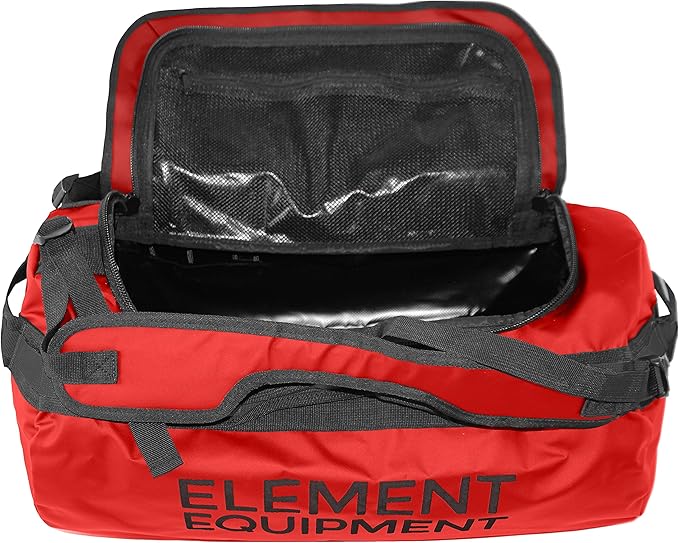 Element Equipment Trailhead Duffel Bag Shoulder Straps Waterproof Red Medium
