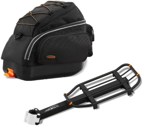 Ibera PakRak Touring Bicycle Seatpost/Disc/Non/Disc Rack and Quick Release Bag