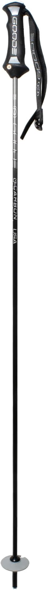 GOODE G Carbon Ski Poles – Ultra-Lightweight & Durable Carbon Fiber – Superior Balance – Shock Absorbing – High-Performance Downhill Ski Poles for Men & Women - Pair