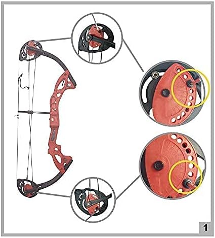 Compound Bow Archery for Youth and Beginner, Right Handed,19”-28” Draw Length,15-29 Lbs Draw Weight, 260 fps