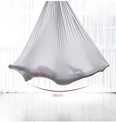 F.Life Aerial Silk Yoga Hammock & Swing for yoga Inversion,Strength training,starter hardware kit