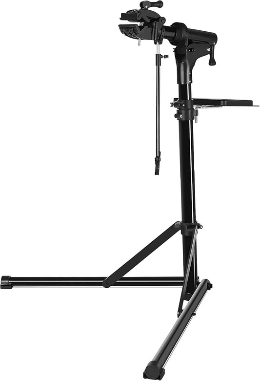 CXWXC Bike Repair Stand -Shop Home Bicycle Mechanic Maintenance Rack- Bike Workstands for Mountain Bike and Road Bike (rs100) (Black)