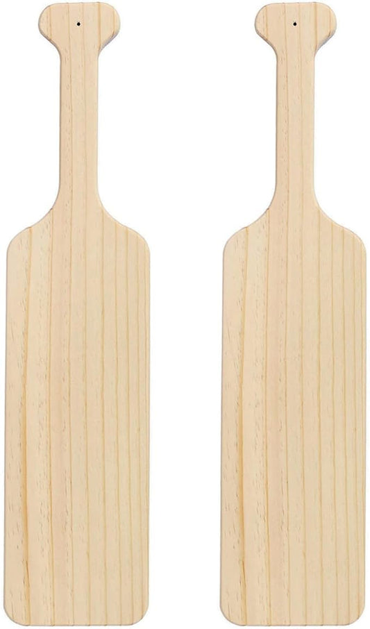 BATTIFE 2Pack 18 Inch Greek Fraternity Paddle, Unfinished Pine Wood Paddle, Solid Wooden SororityPaddle, Frat Paddle