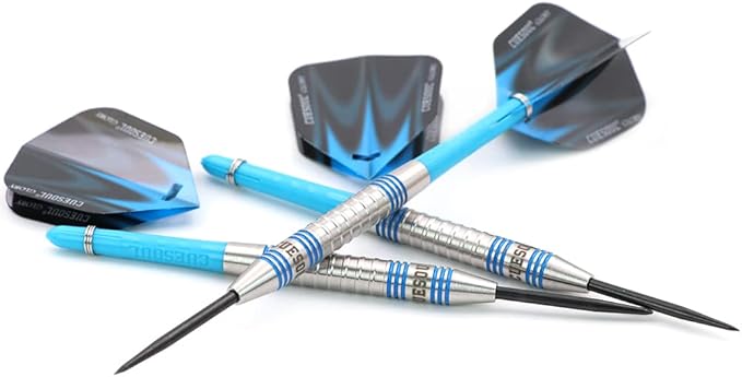 CUESOUL Professional Tungsten Steel Tip Dart Set 85% Tungsten 22g/24g/26g-Glory Series