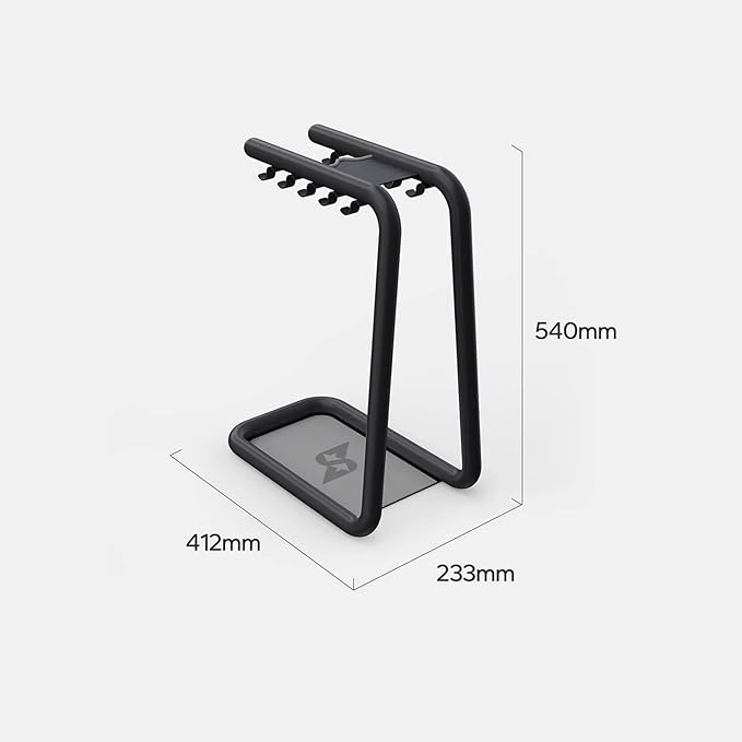 Gym Accessories Organizer, Home Gym Accessories Hanger, 10 Metal Hooks Heavy-Duty Gym Accessory Storage for Home Exercise and Fitness Gear