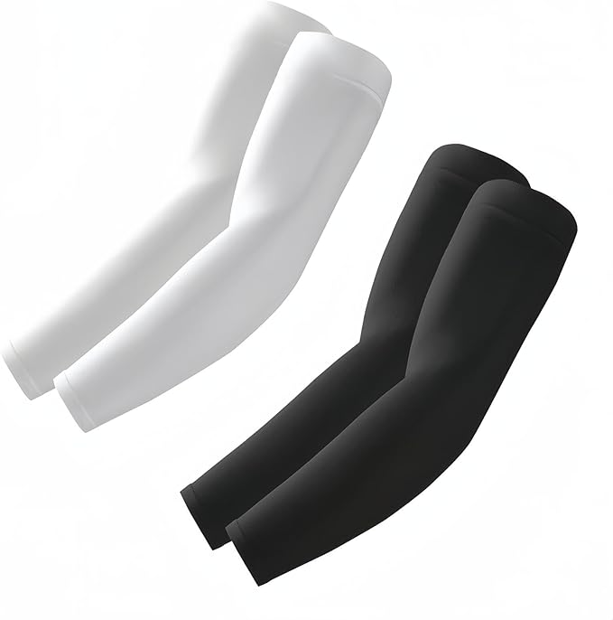 Arm Sleeves, Cooling UV Sun Protection Sports Compression for Men/Women
